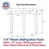 Randall PLASTIC TRACK FOR 1/4In. 4 FT P-8026